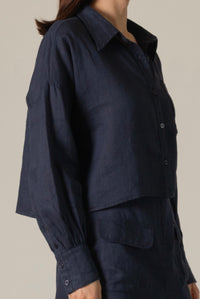 Leslie Linen Top