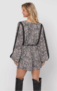 Cool Girl Lace Trim Romper