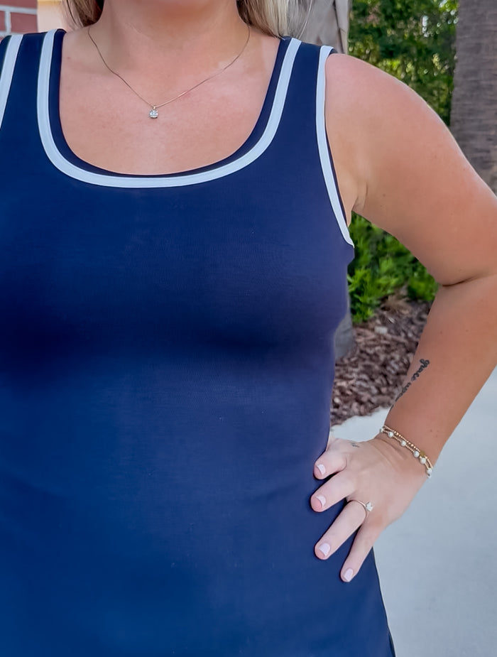 Scuba Dress with Shorts
