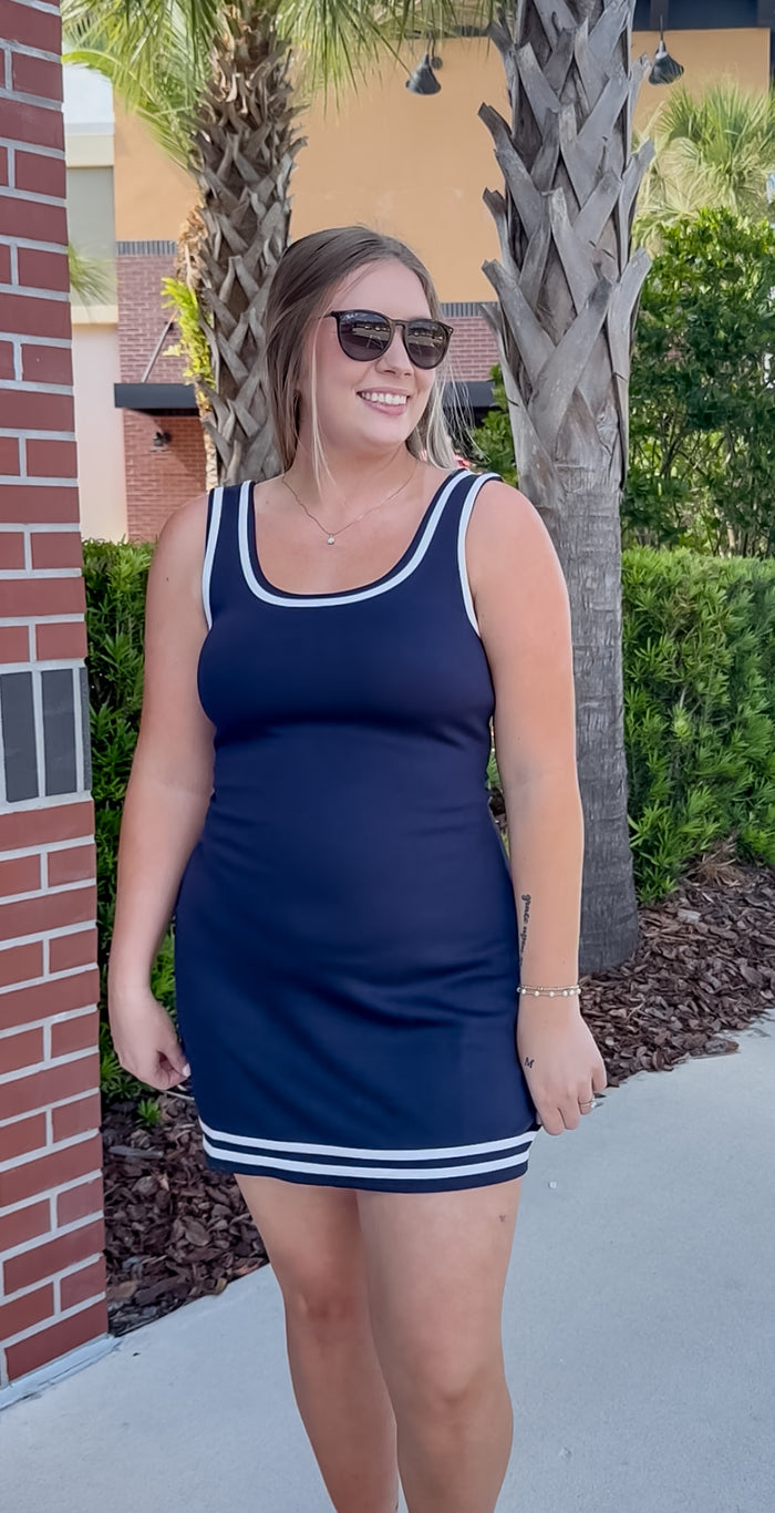 Scuba Dress with Shorts