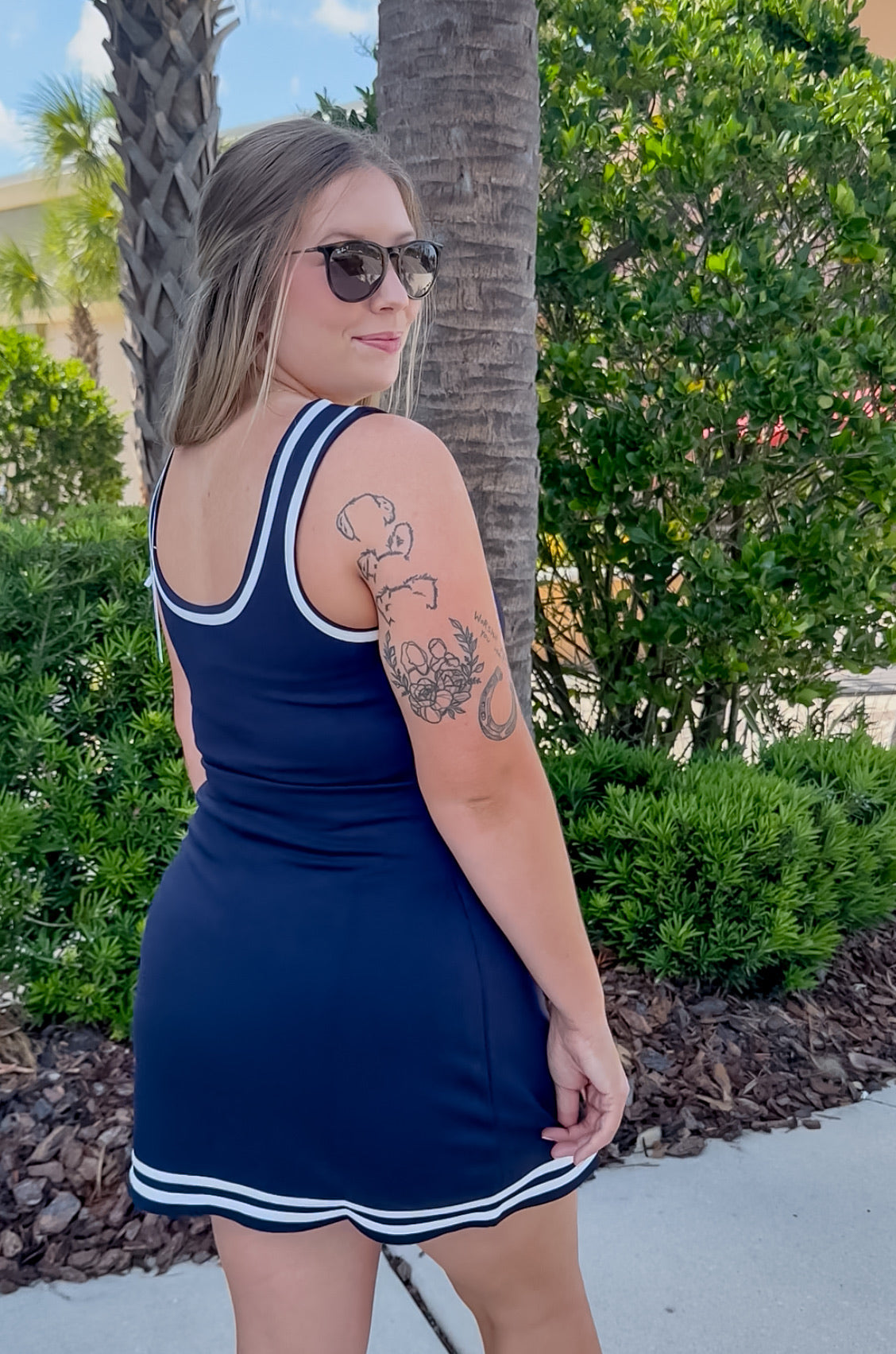 Scuba Dress with Shorts – Lilly Grace