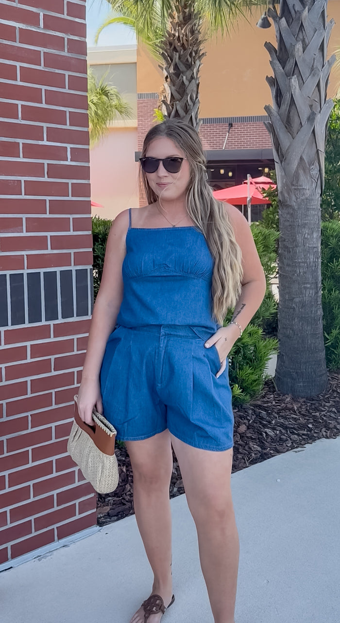 Rango Chambray Shorts