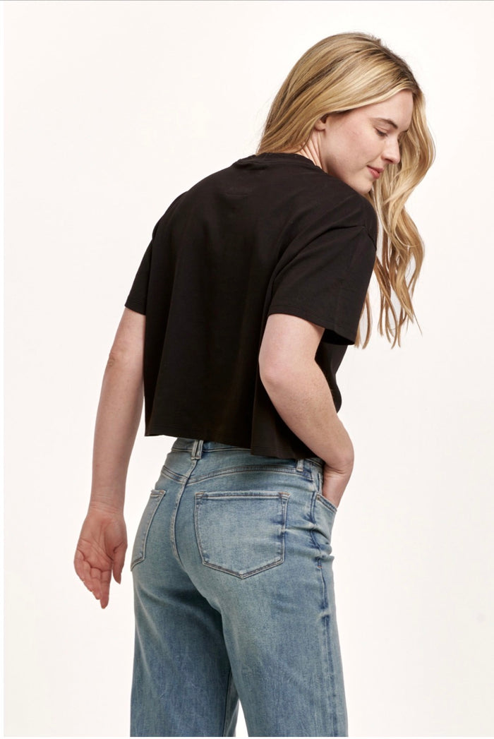 Maddox Jersey Top - Black
