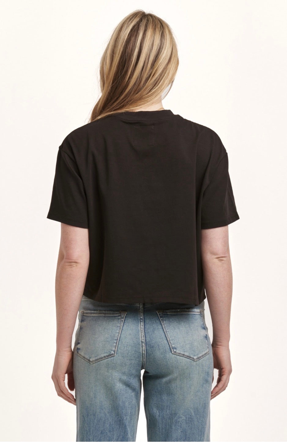 Maddox Jersey Top - Black