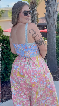 Blushing Floral Midi