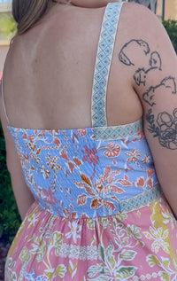 Blushing Floral Midi