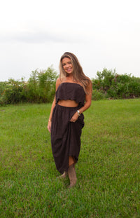 Double Vision Eyelet Top