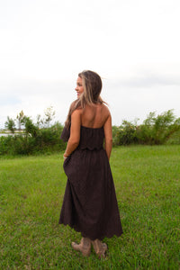 Double Vision Eyelet Top