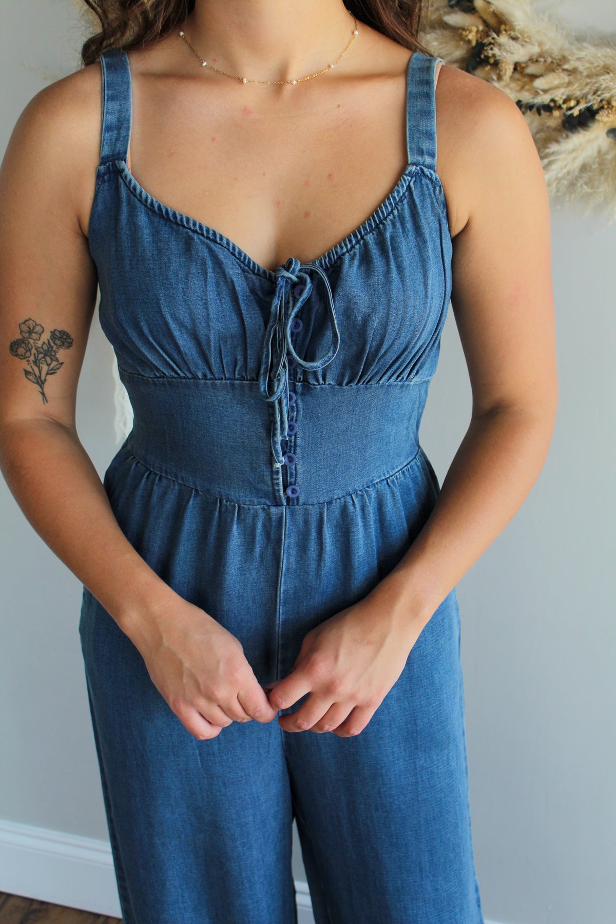 Archives Button Jumpsuit