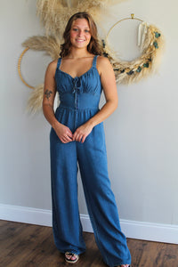 Archives Button Jumpsuit