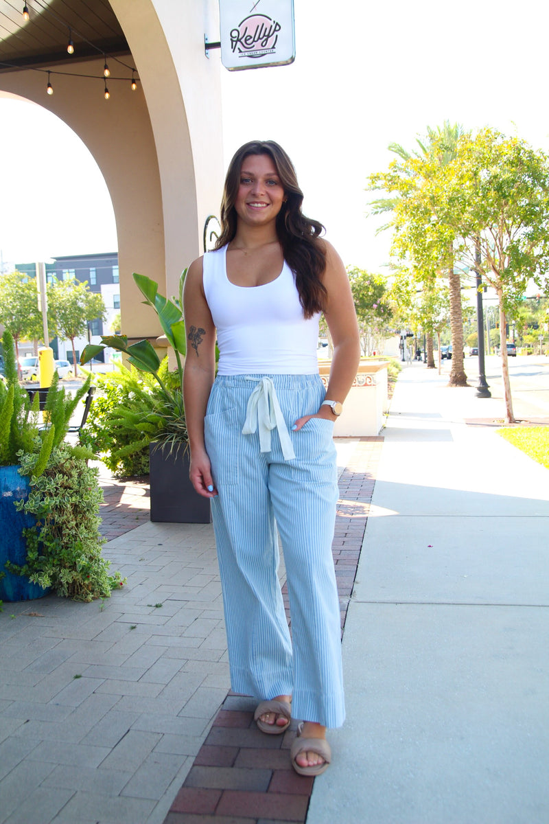 Sandy Striped Pants