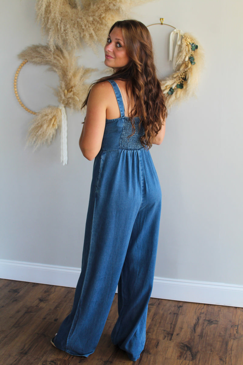 Archives Button Jumpsuit