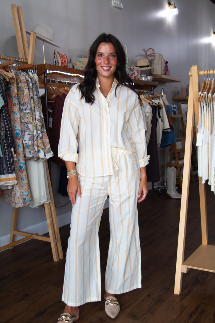 Morgan Stripe Button Down