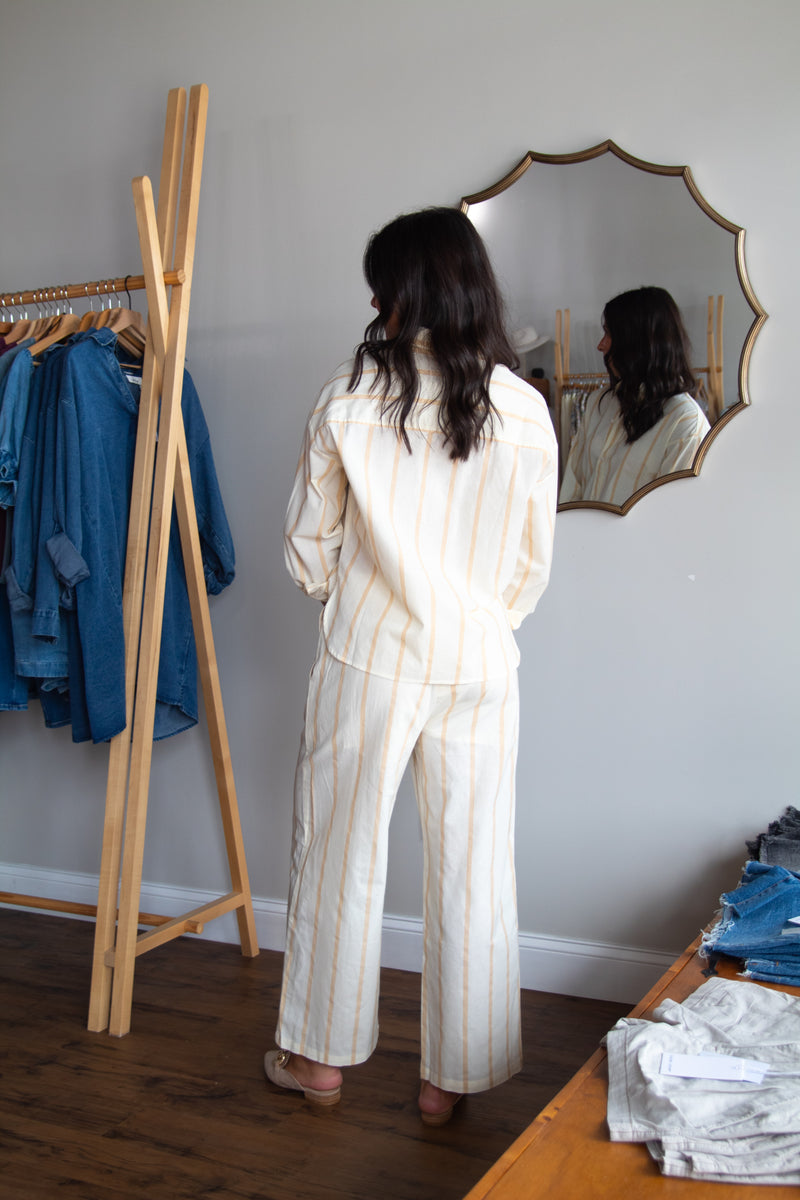 Morgan Stripe Button Down