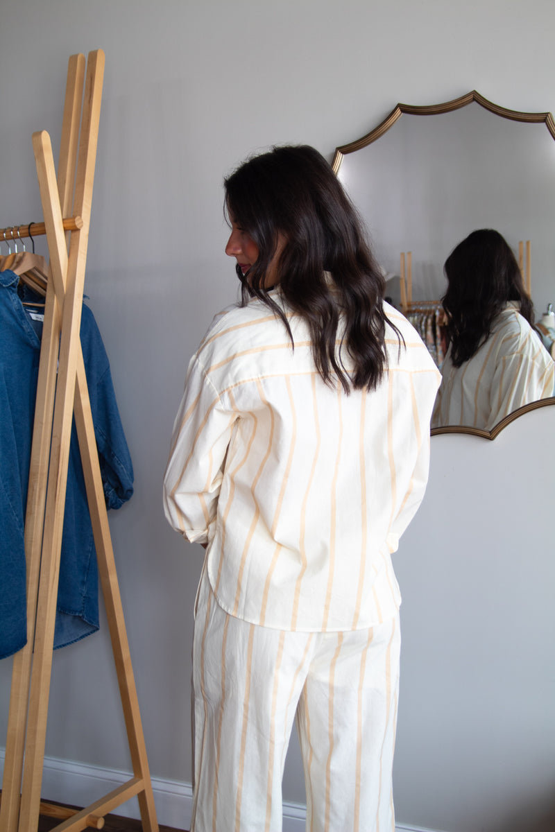 Morgan Stripe Button Down