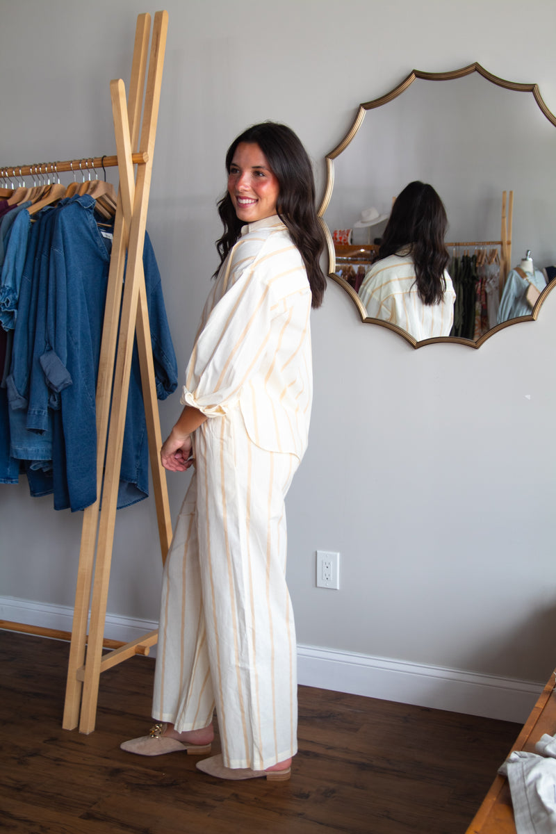 Morgan Stripe Pants