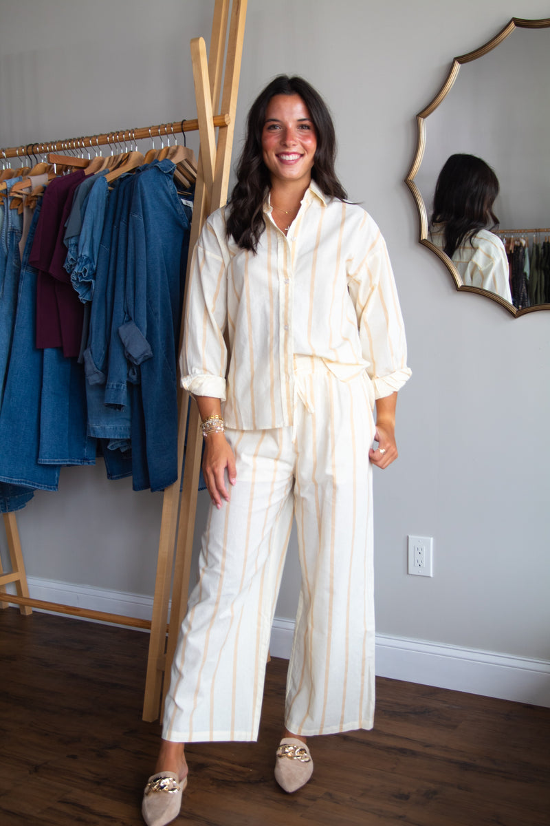 Morgan Stripe Button Down