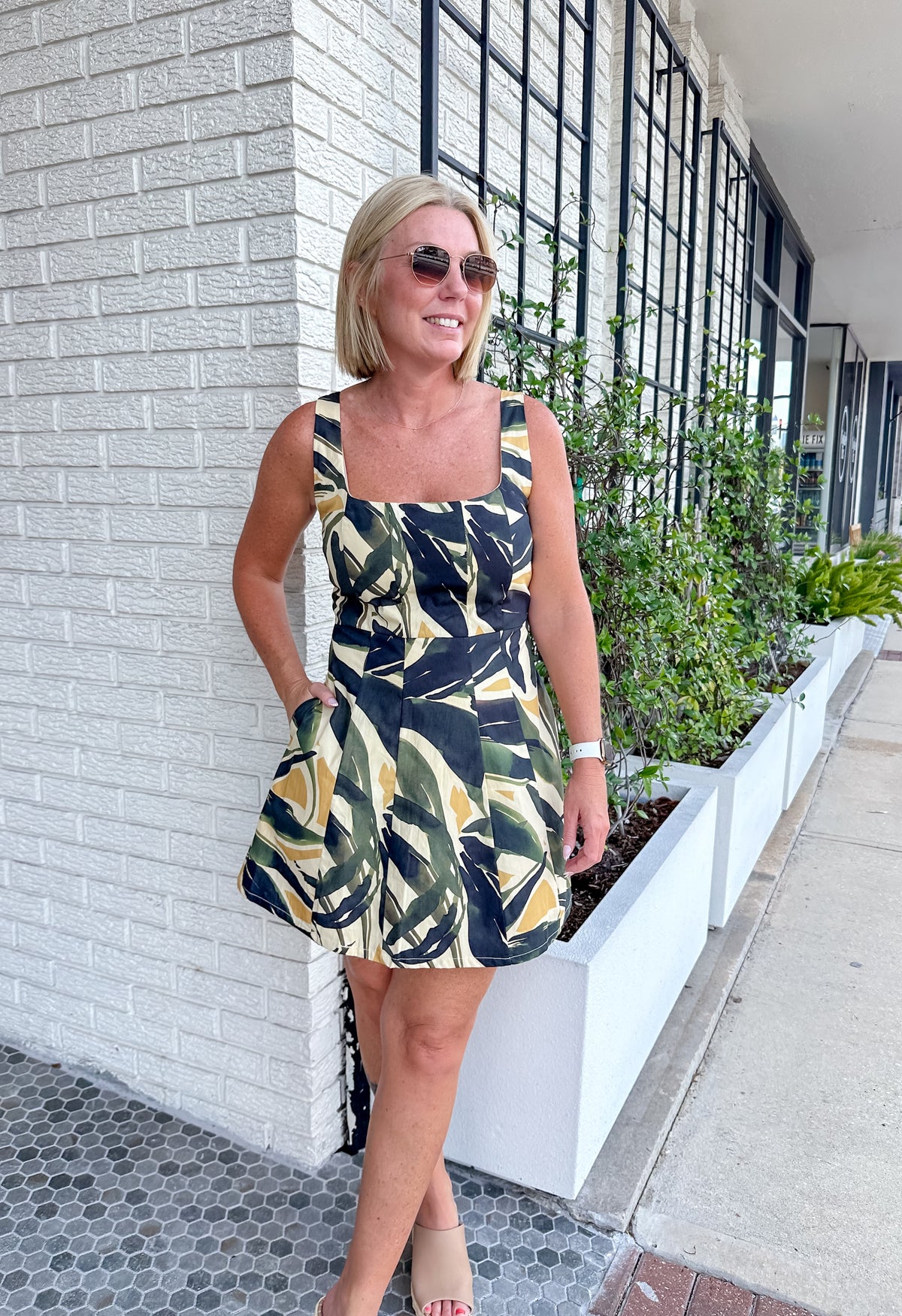 Palm Serenade Dress