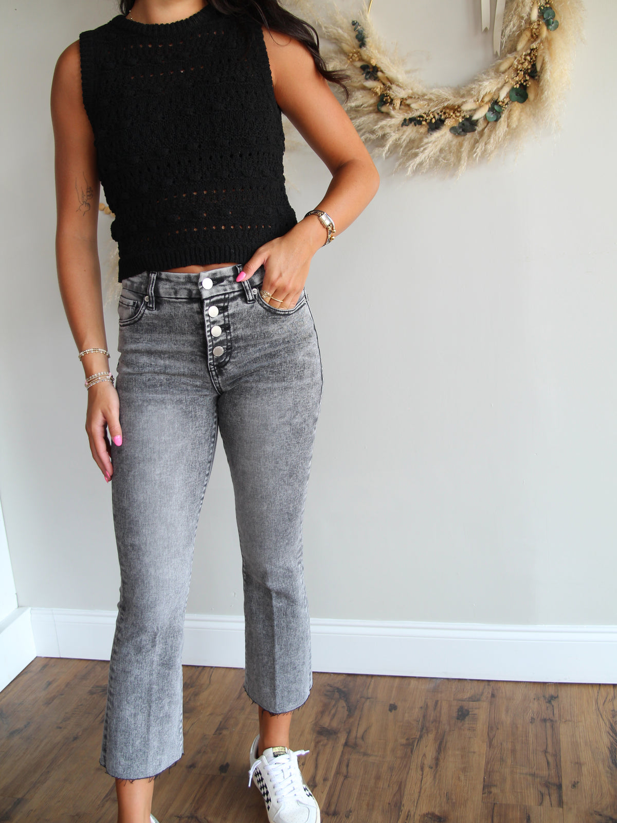 Jeanne Cropped Flare