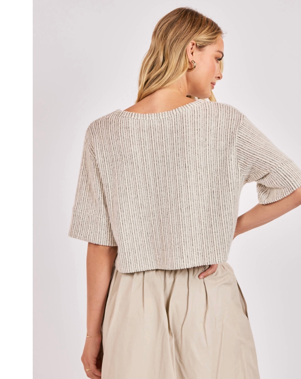 Arden Stripe Boxy Top