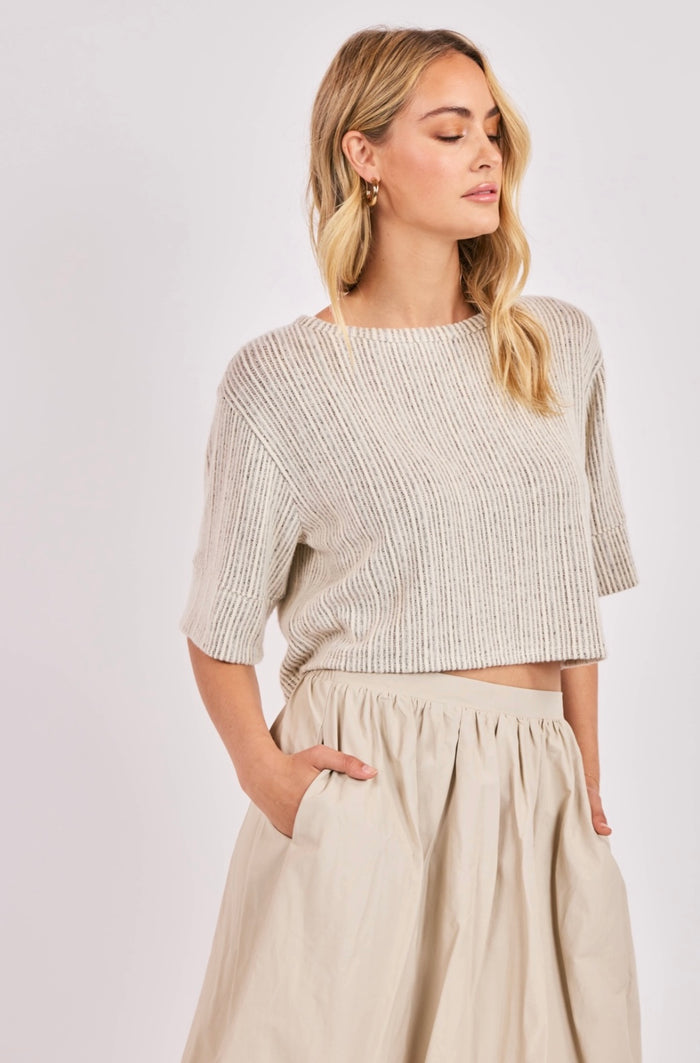 Arden Stripe Boxy Top