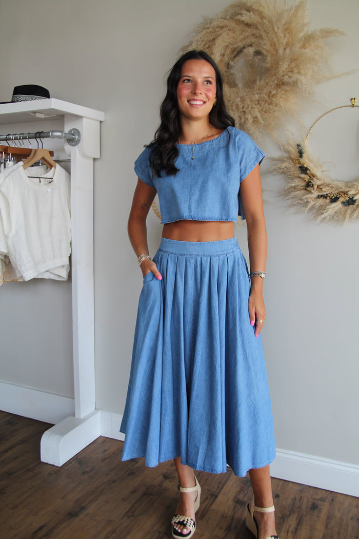 Dream in Denim Skirt