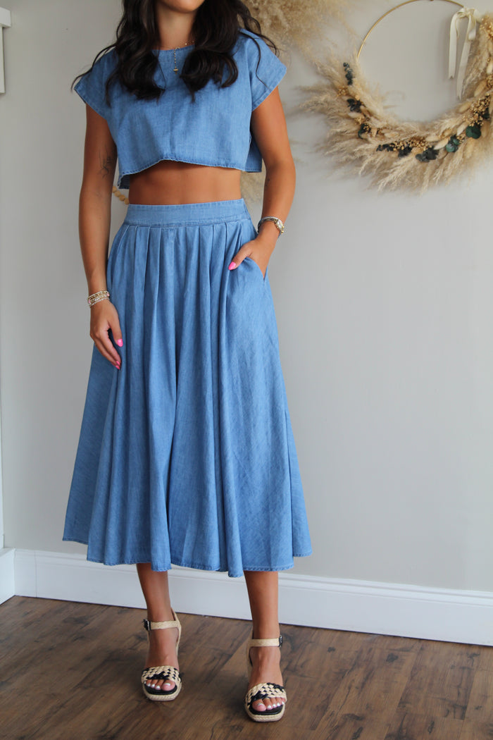 Dream in Denim Skirt