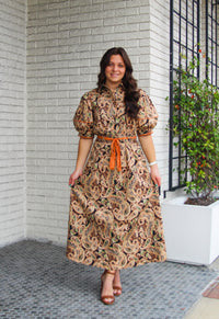 Paisley Midi Dress