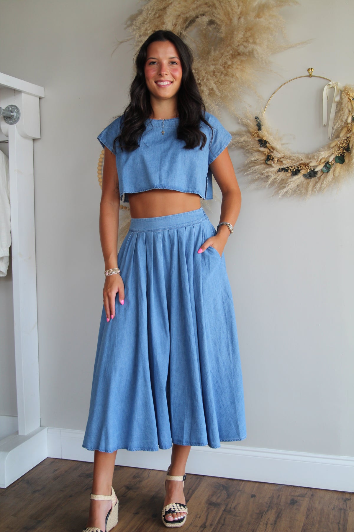 Dream in Denim Skirt