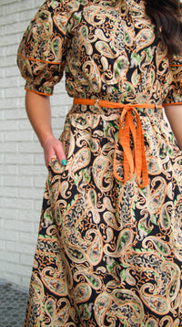 Paisley Midi Dress
