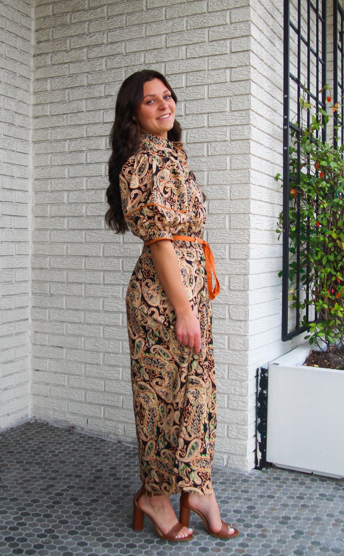 Paisley Midi Dress