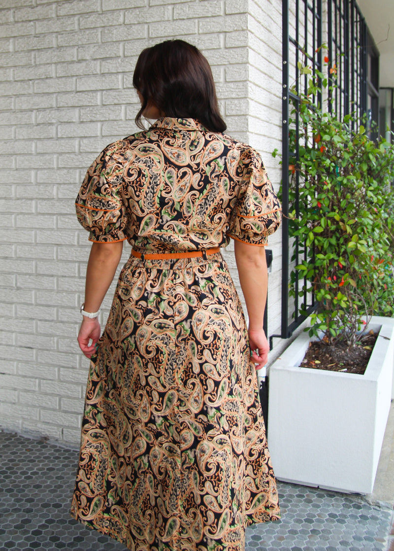 Paisley Midi Dress