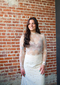 Aubrey Lace Top - Ivory