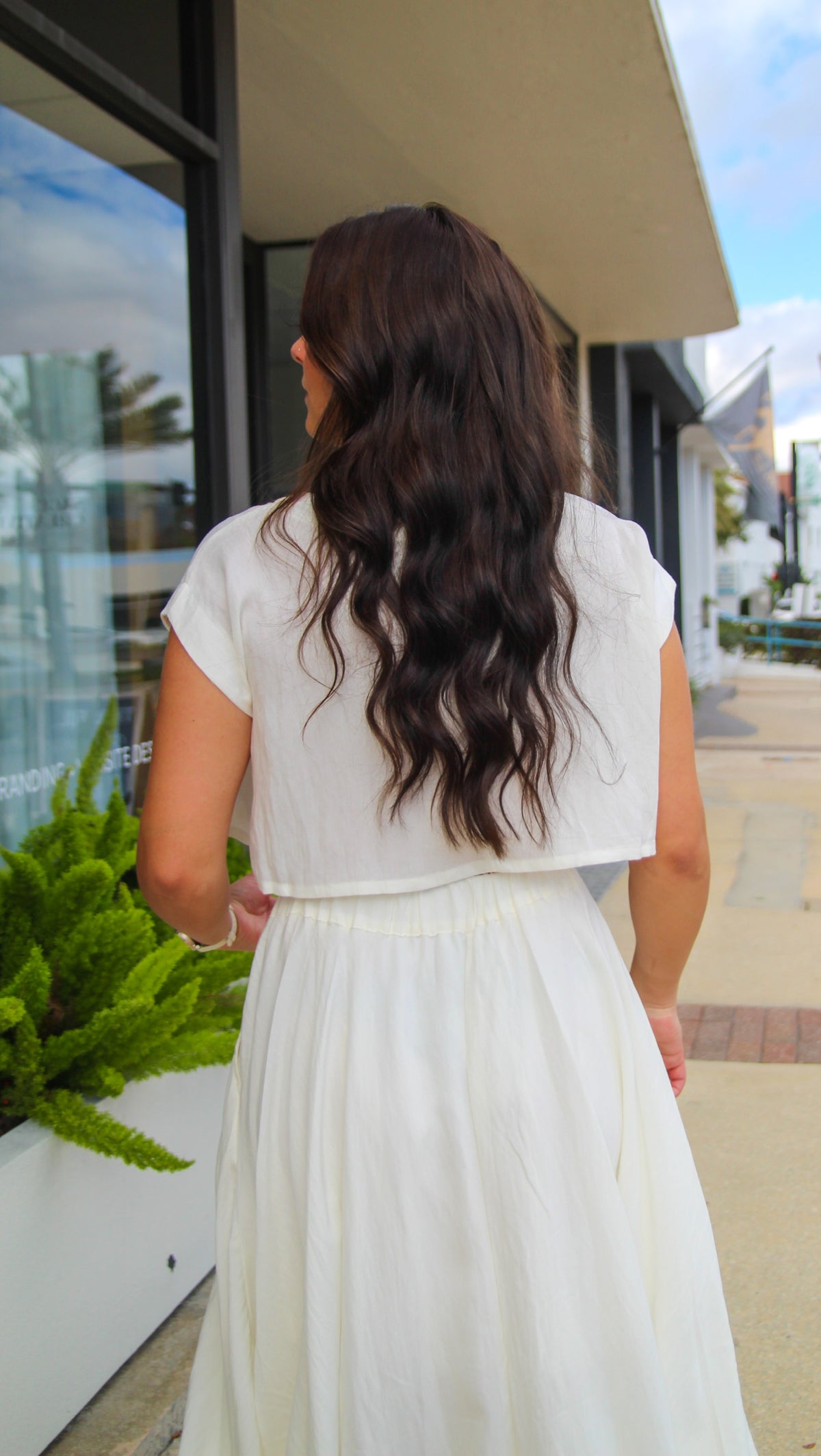 Nova Crop Top - Cream