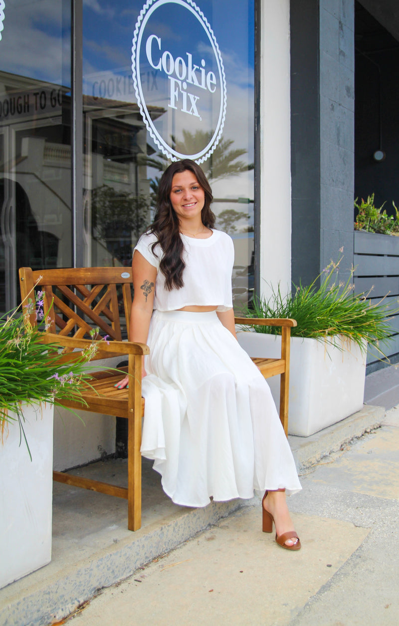 Nova Crop Top - Cream