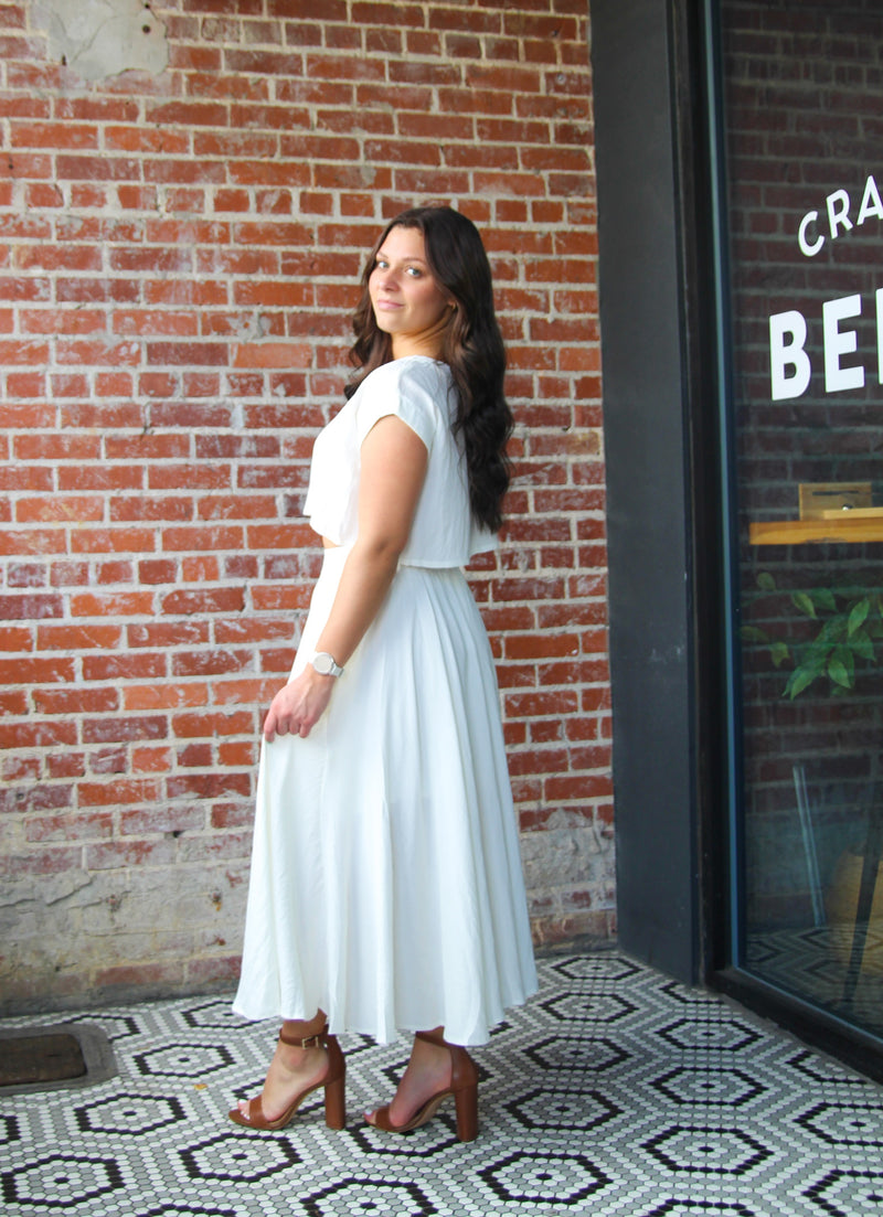 Nova Crop Top - Cream