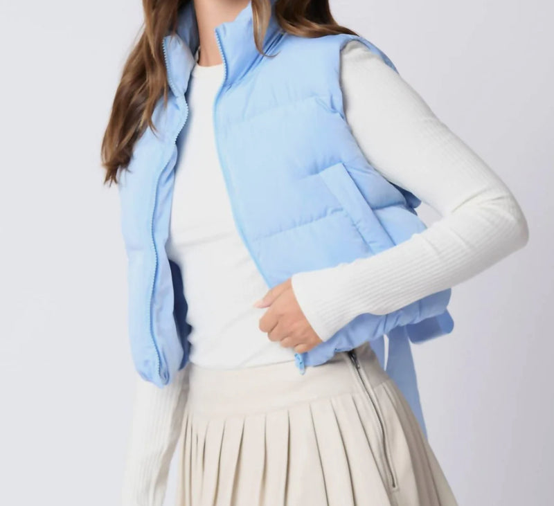 Baby Blue Puffer Jacket