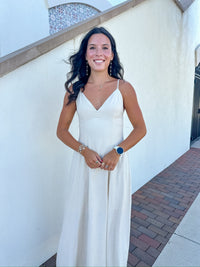 Natural Open Back Maxi