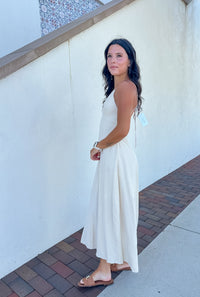 Natural Open Back Maxi