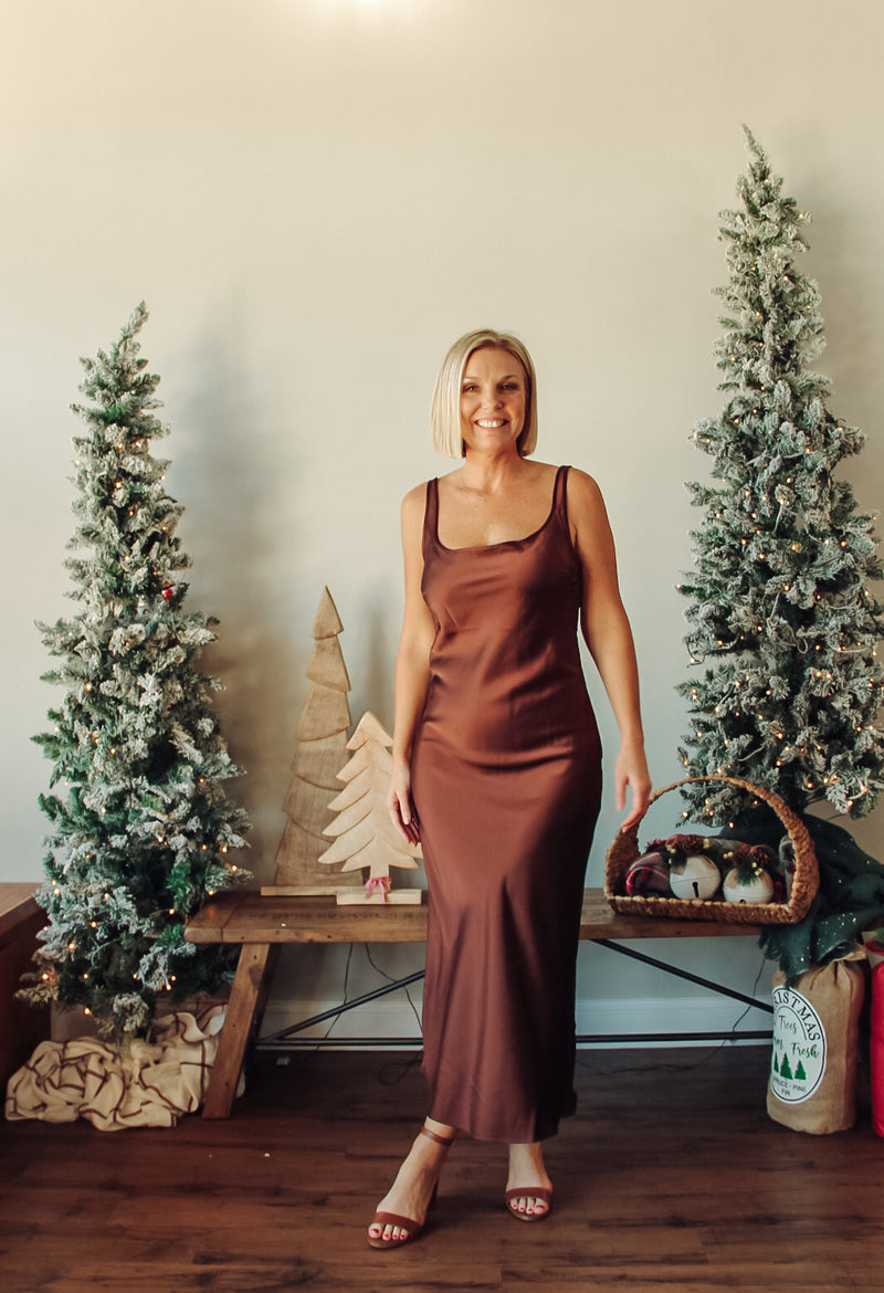 Chocolate Slip Dress