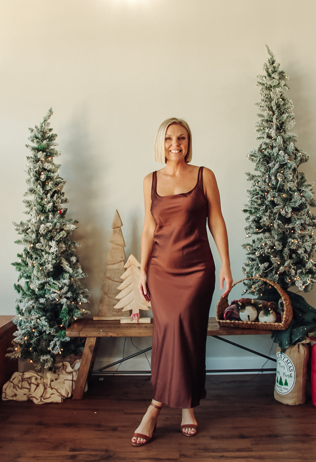 Chocolate Slip Dress