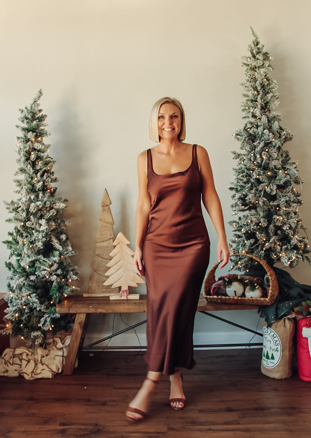 Chocolate Slip Dress