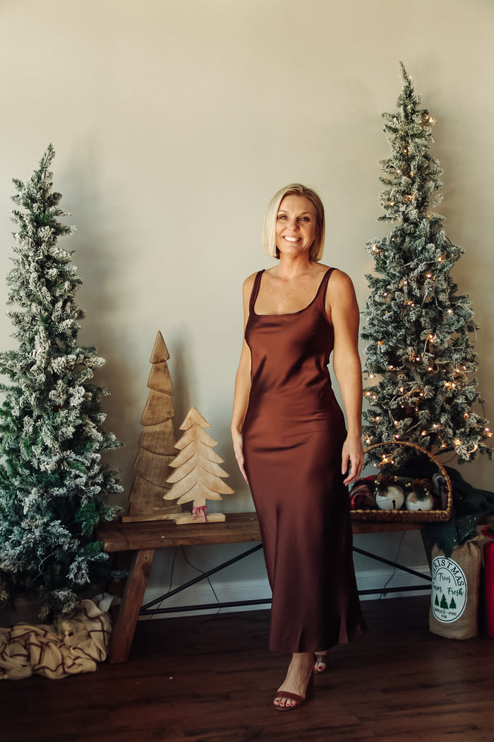 Chocolate Slip Dress