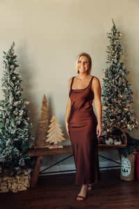 Chocolate Slip Dress