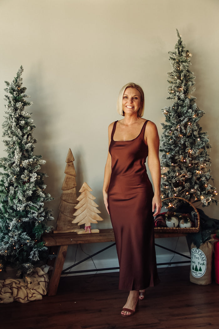 Chocolate Slip Dress