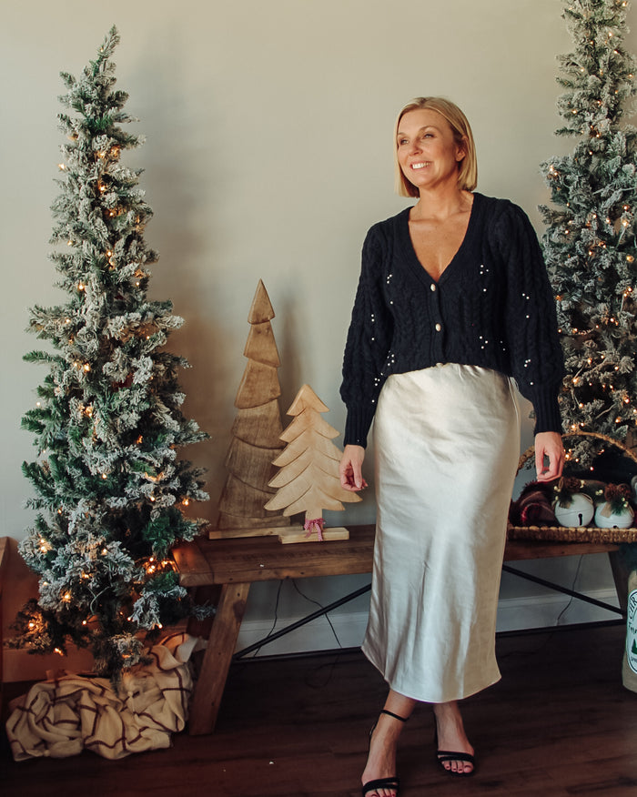 Manhattan Dream Skirt - Pearl