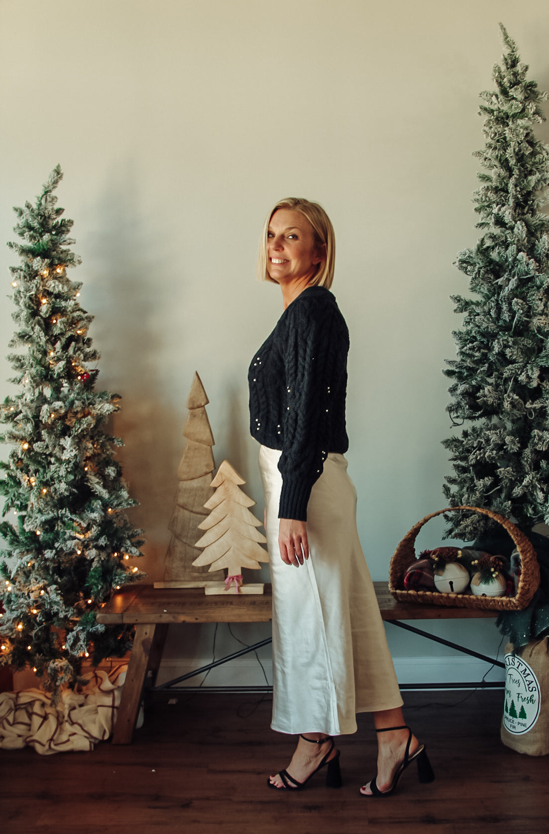 Manhattan Dream Skirt - Pearl