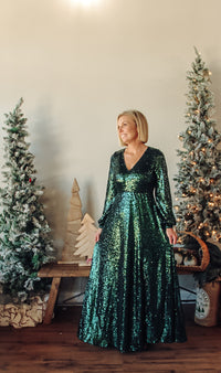 Holiday Sequin Dress