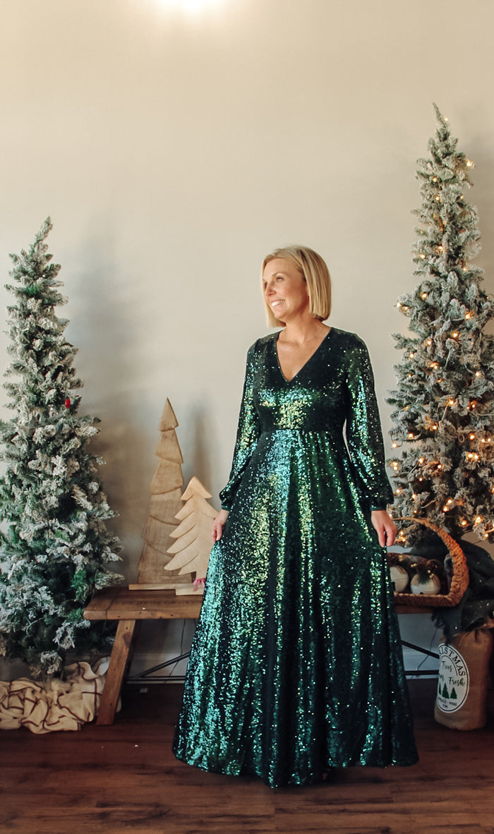 Holiday Sequin Dress
