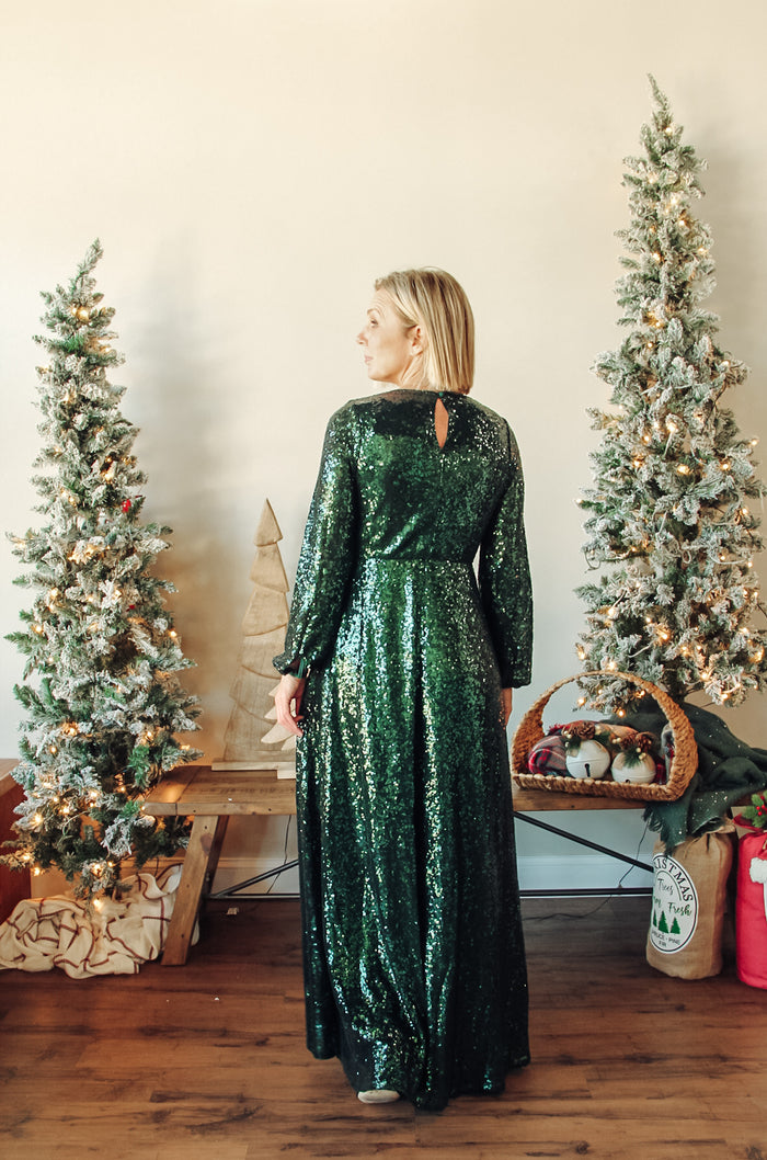 Holiday Sequin Dress
